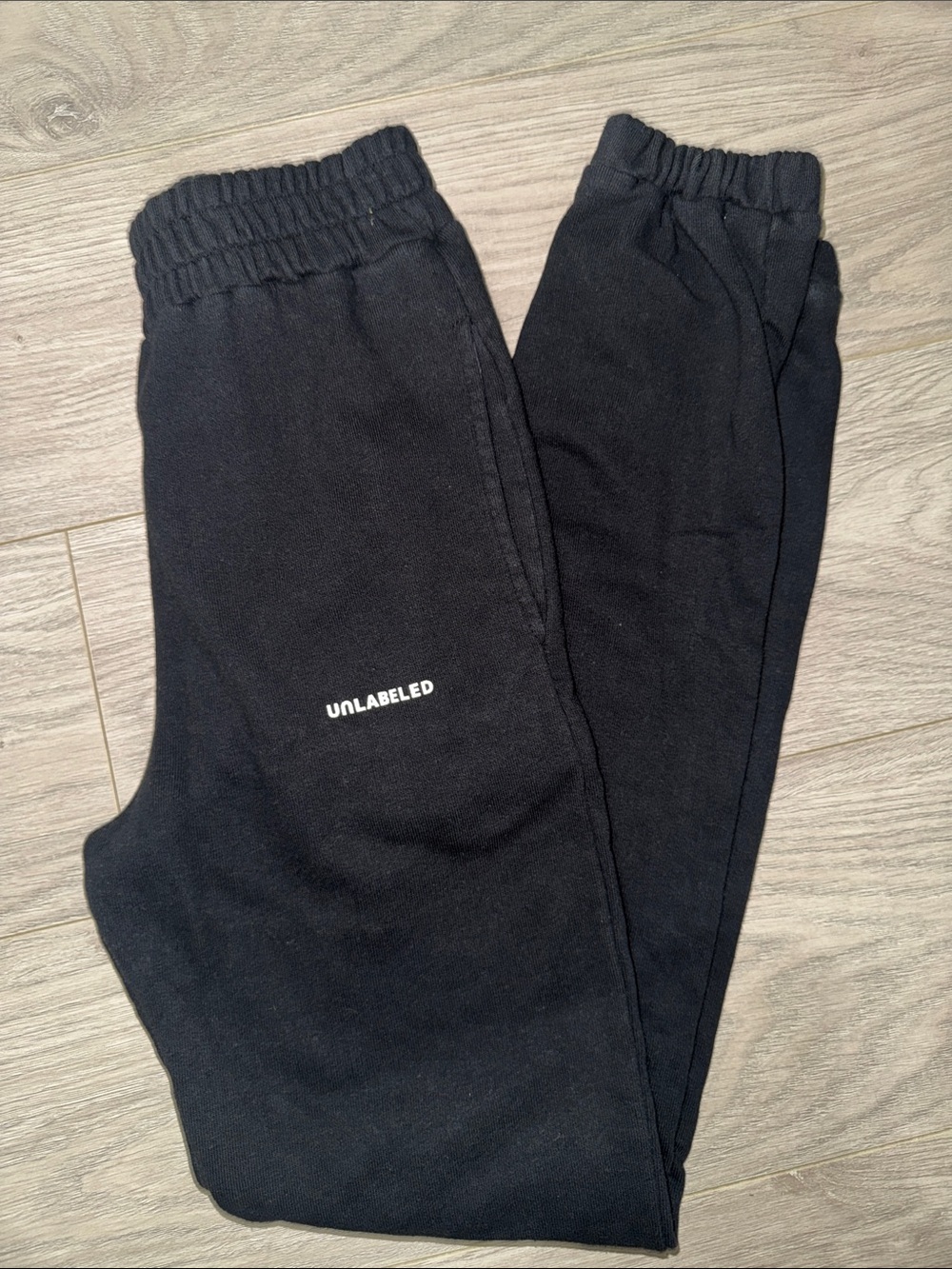 Unlabeled Fleece Women's Joggers Sweatpants in Black. Size S.